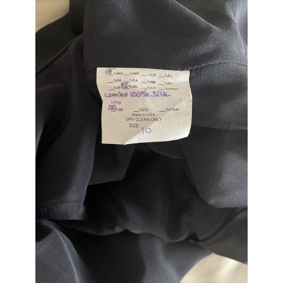 Juleh Juleh Sheath Dress 10 Wool Silk Square Neckline Flare Dress - Picture 9 of 11